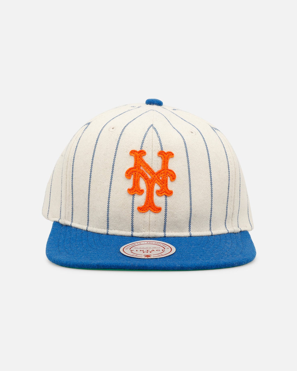 Mitchell & Ness New York Mets 'Vintage Baseball' Vintage Fit Strapback Off White