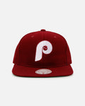 Mitchell & Ness Philadelphia Phillies 'Vintage Baseball' Vintage Fit Strapback Maroon