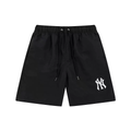 MLB NY Logo Solid Color Casual Shorts
