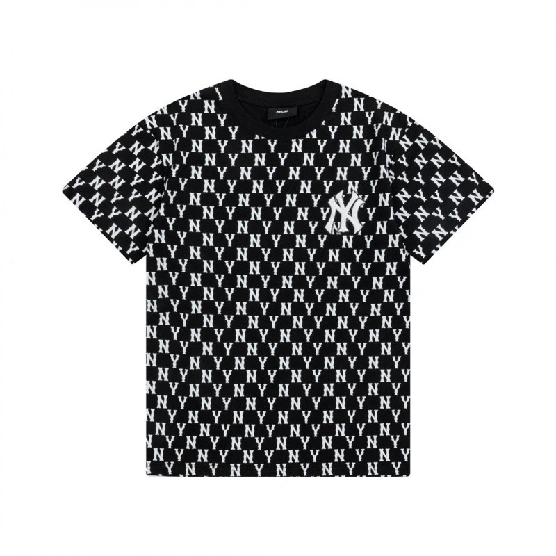 MLB New York Yankees Monogram T-Shirt, Men Women Casual Short Sleeve Tee