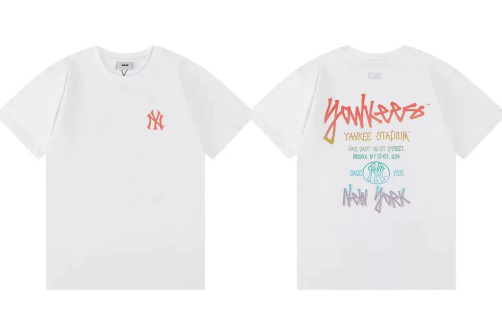 New York Yankees Graffiti Stadium T-Shirt, Unisex Casual Short Sleeve Tee