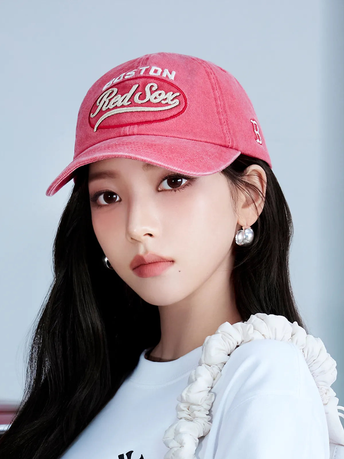 MLB Varsity Vintage Cursive Stitch Unstructured Ball Cap (4 type) (KARINA Wear)