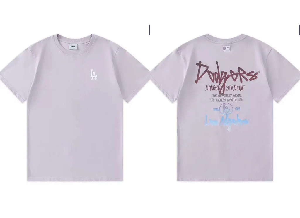 Los Angeles Dodgers Graffiti Stadium T-Shirt, Unisex Casual Short Sleeve Tee