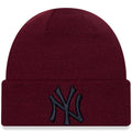 New Era Kids New York Yankees MLB League Essentials Beanie - Dark Red