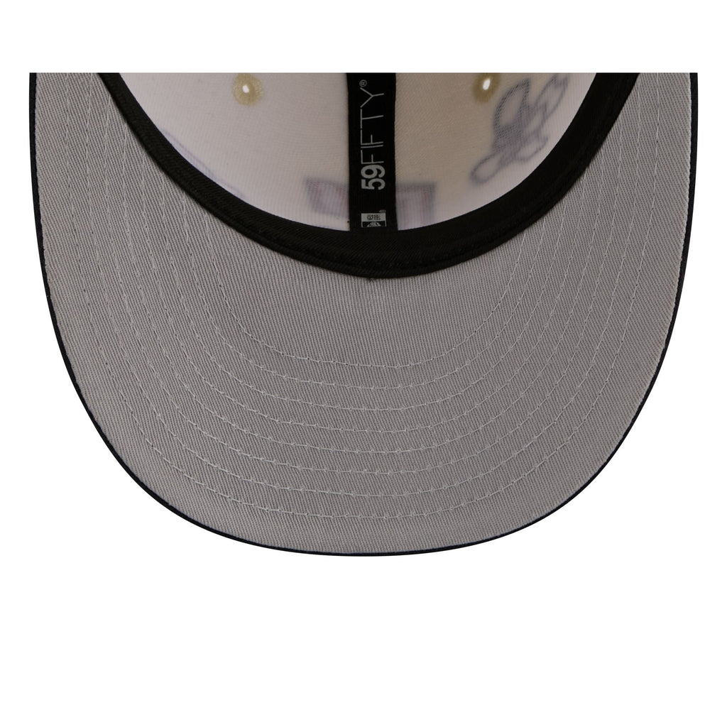 Cleveland Guardians Floral Outline 59FIFTY Fitted Hat