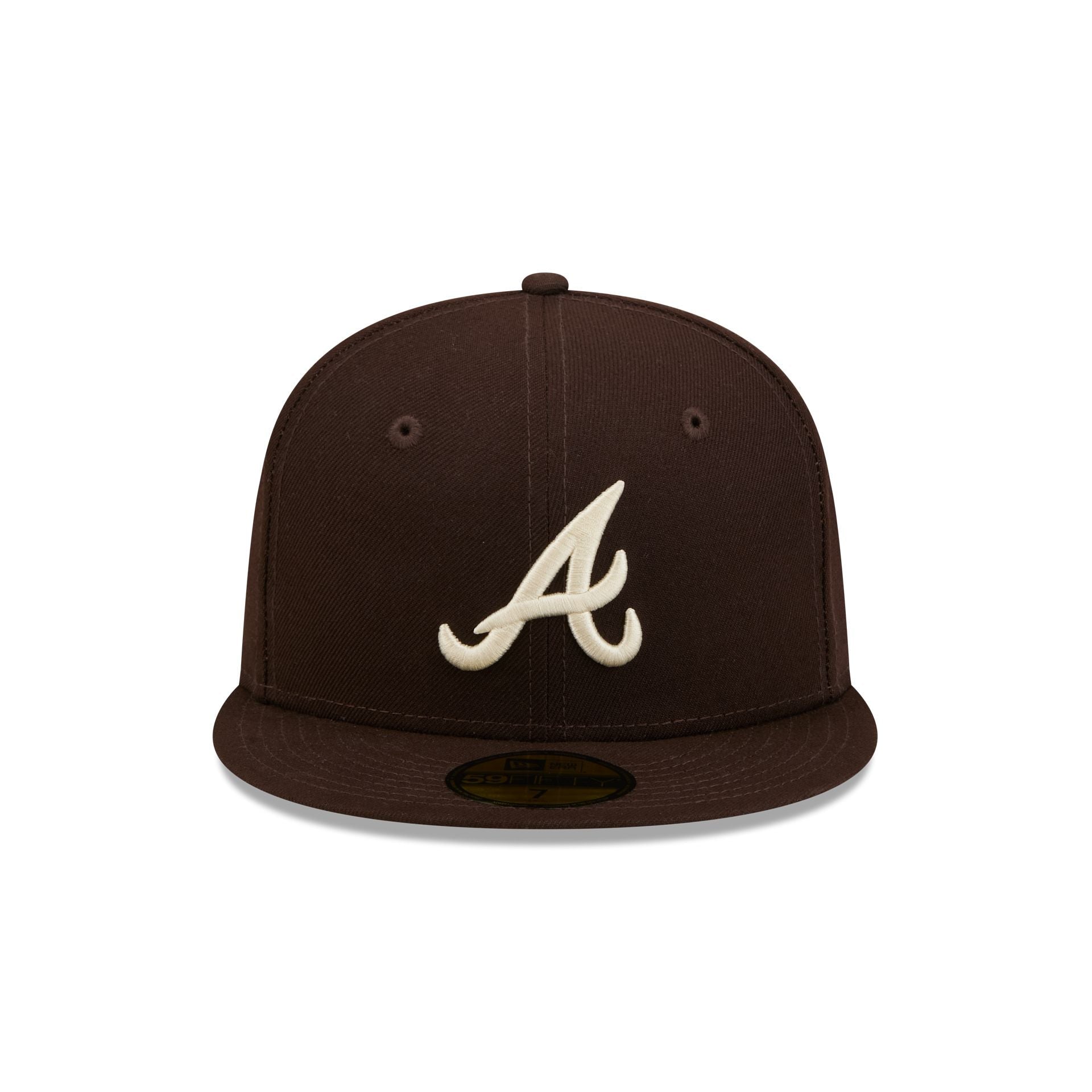 Atlanta Braves Brown Basic 59FIFTY Fitted Hat